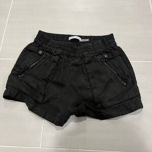Alice and Olivia black mini shorts XS